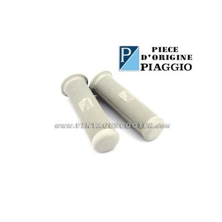  Revêtements (jeu) avec collerette Gris beige origine Piaggio Diamètre 24 mm 